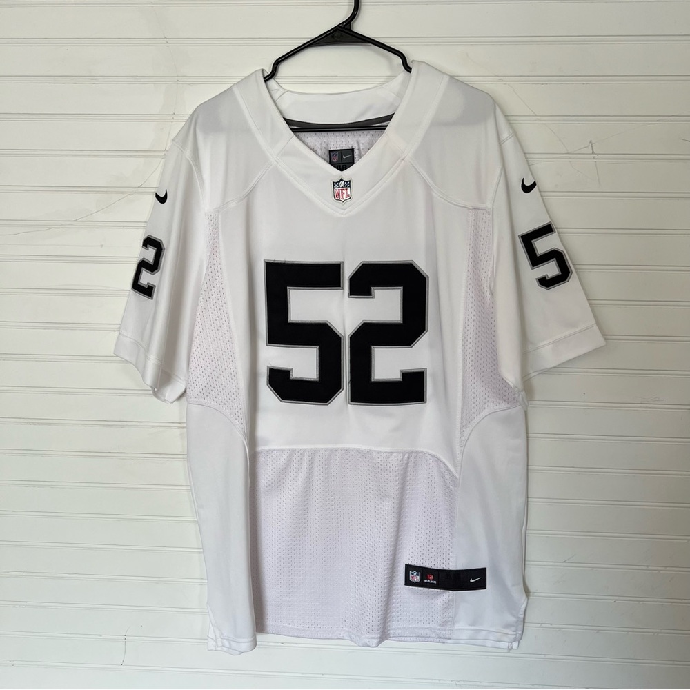 Mens Nike On Field NFL Jersey Sz 48 KHALIL MACK Raiders NFL Football Jersey